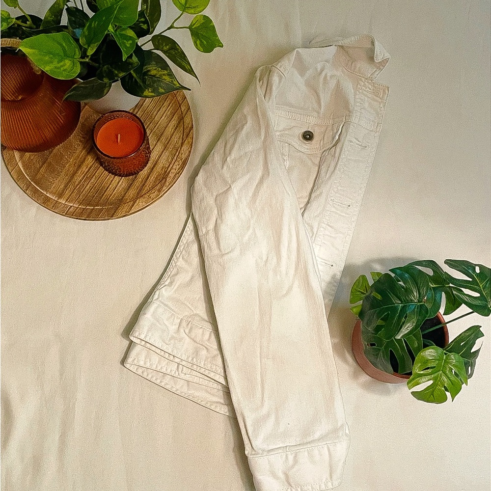 Merona Women’s White Jean Jacket